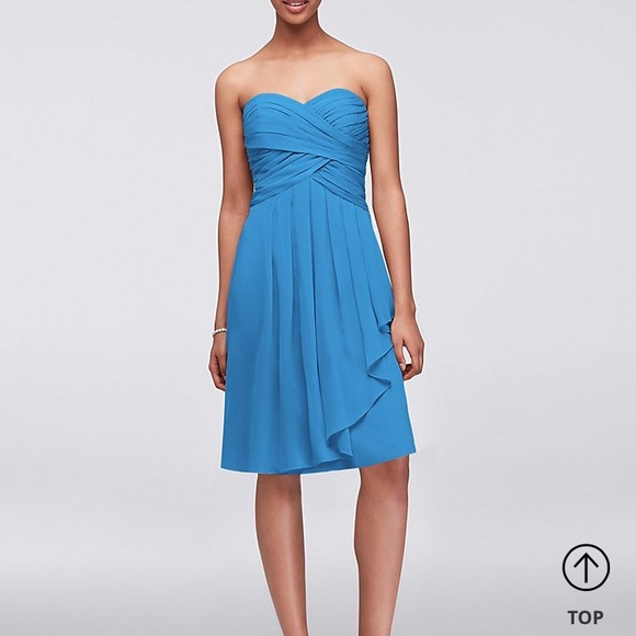 cornflower blue dresses at david's bridal